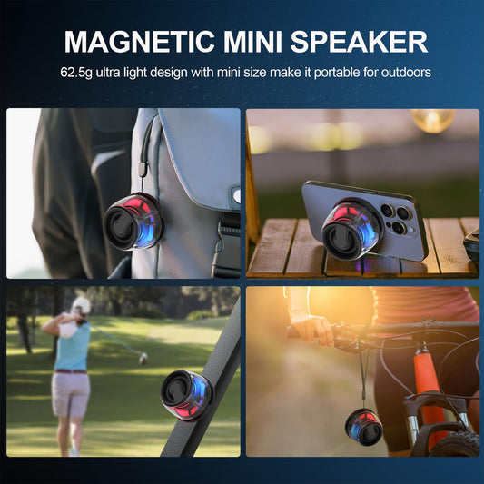 Magnetic Bluetooth Speaker Portable Wireless
